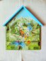 Къщичка за ключове "Природа" , ръчно декорирана с декупаж, снимка 1 - Декорация за дома - 15840099