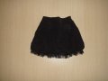 Разкошна черна пола с волан от тюл, Зара / Zara, 2-3г., снимка 1 - Детски рокли и поли - 15285351
