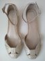 Златисти сандали ZARA, номер 37 (стелка 23,5 см) в перфектно състояние , снимка 4