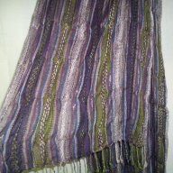 Атрактивен копринен шал с ламена нишка, снимка 6 - Шалове - 14315935