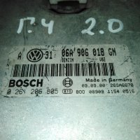 VW Golf 2.0 GTI 4 ECU 06A906018GN 0261206805, 06A 906 018 GN, 0 261 206 805 компютър за голф 4 2.0 б, снимка 2 - Части - 23630892