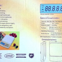 ДОМАКИНСКА ВЕЗНА, КУХНЕНСКО КАНТАРЧЕ  ''SF-400A''  5000g х 1g, снимка 2 - Други - 18772069