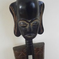  Мъжка и женска фигура Ашанти, Гана, снимка 11 - Колекции - 23589746
