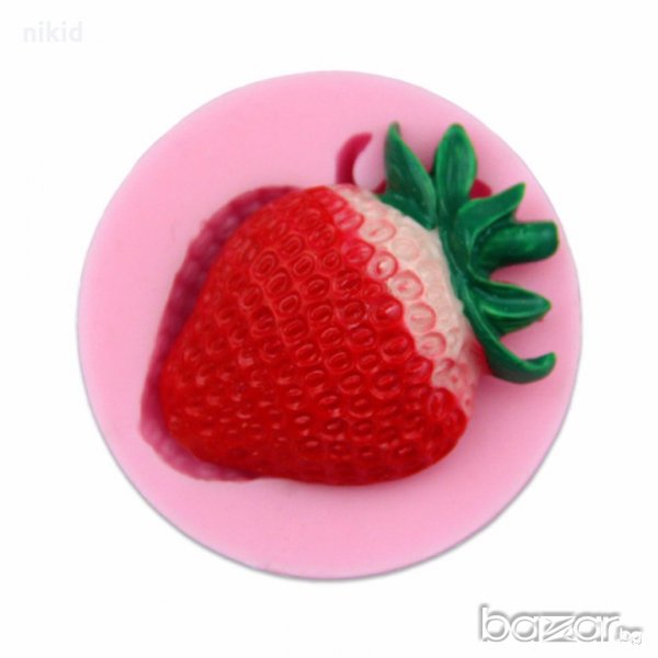 ягода ягодка голяма силиконов молд форма за украса торта сладки с фондан мъфини, снимка 1