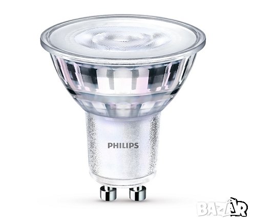 Крушка Philips Led Classic GU10, 5W=50W, 350 lumen, Димируема крушка,Топла светлина, , снимка 1