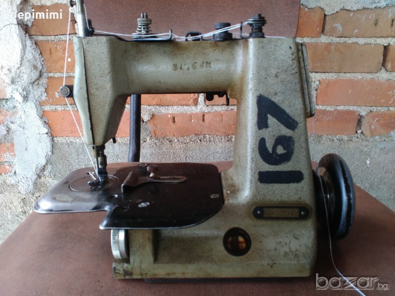 Шевна машина - едноконечна " SINGER 240 - D13 " шапкарка, снимка 1