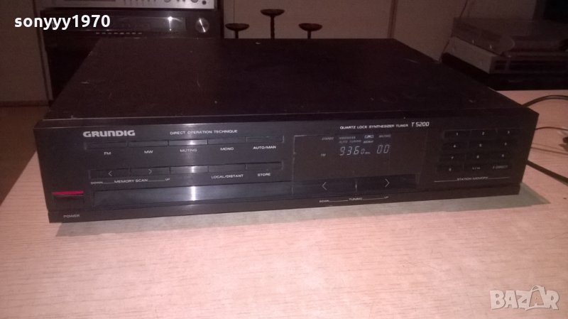 поръчан-grundig t5200 stereo tuner-внос швеицария, снимка 1