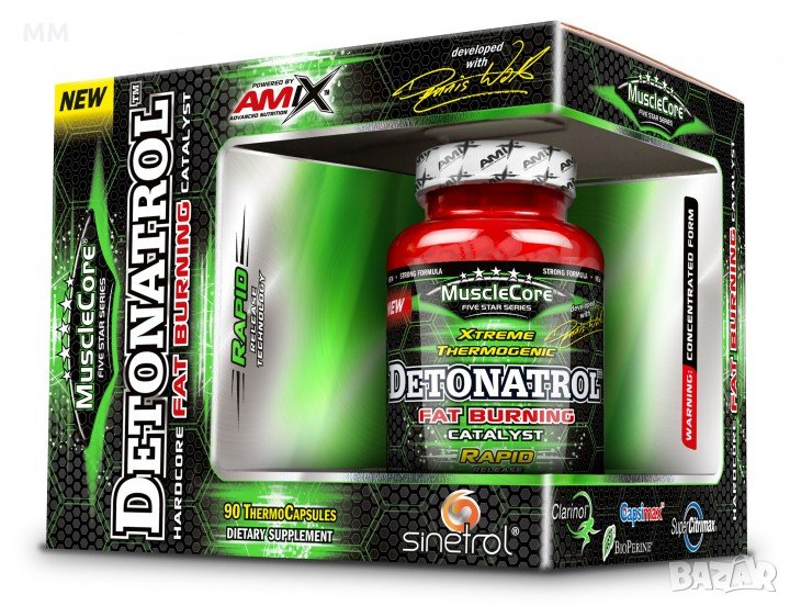 ТОП Фет Бърнър - Изгаряне Мазнини - AMIX Detonatrol - 90 капсули, снимка 1