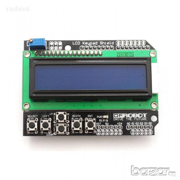 Ардуино LCD Keypad shield, Arduino, снимка 1