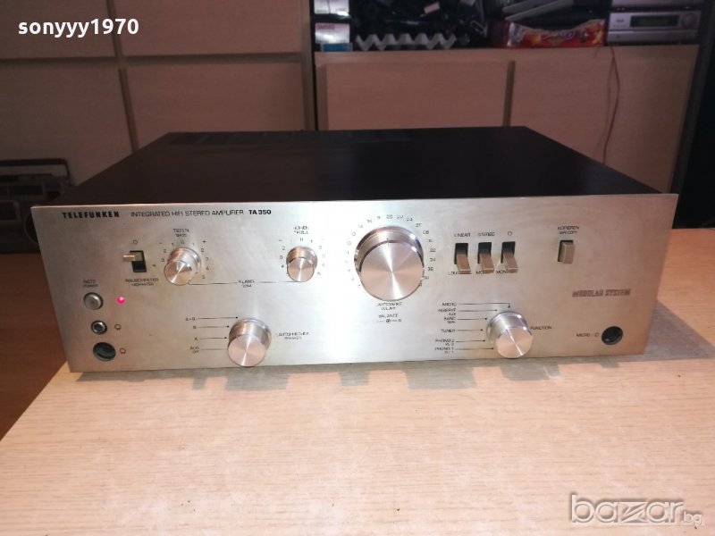 telefunken ta350 hifi amplifier-за ремонт-внос швеицария, снимка 1