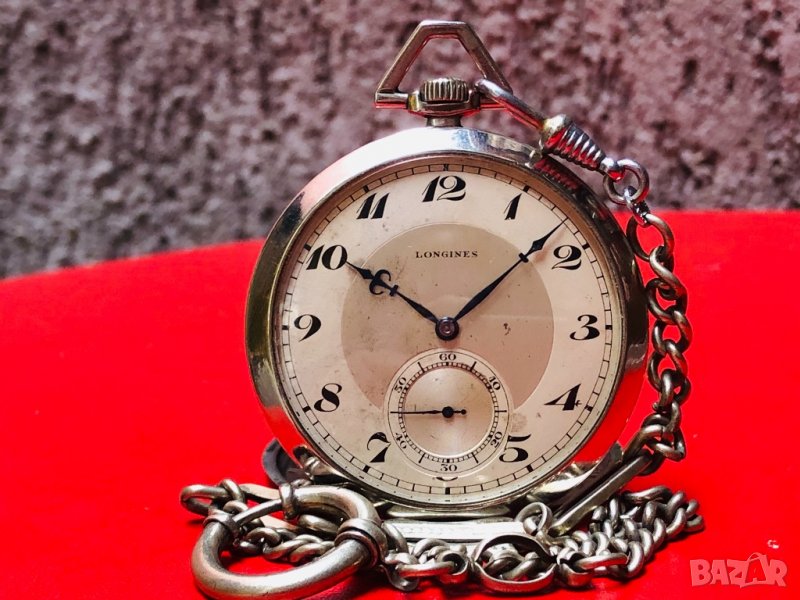 Longines Art Deco джобен часовник-перфектен!, снимка 1