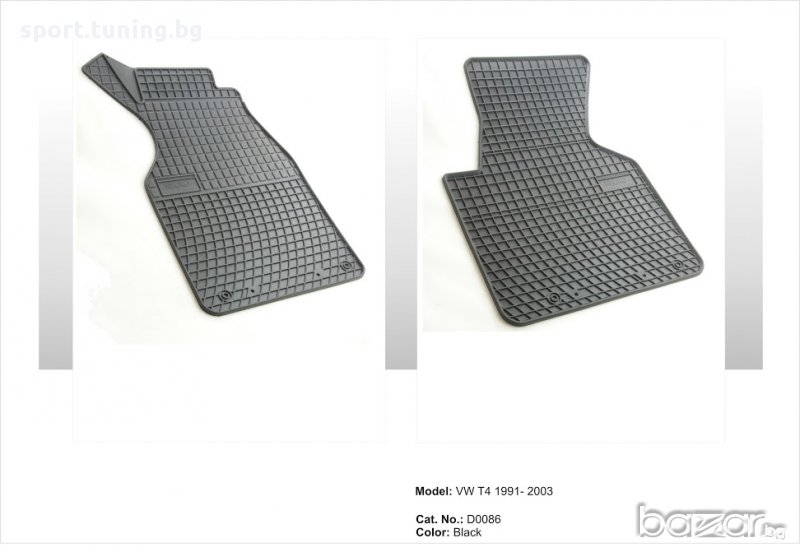 Гумени стелки за VW Транспортер Т4 (91-03), снимка 1