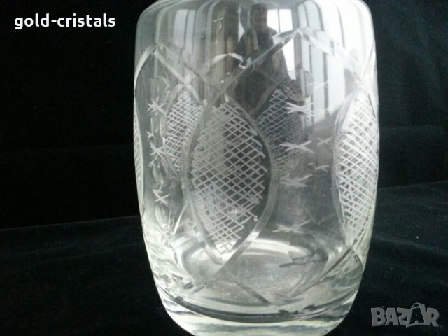 Ретро гравирани чаши и  гарафа  , снимка 7 - Антикварни и старинни предмети - 24105700