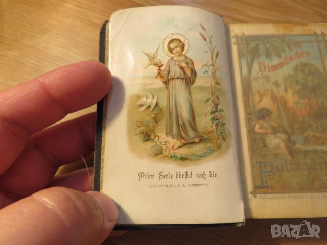 Стар немски молитвеник - Небесна книга за католическите християни  изд. 1906 г. 318 стр. - притежава, снимка 2 - Антикварни и старинни предмети - 26194139