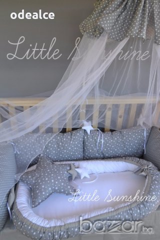 Преносимо легло Little Sunshine Baby Nest бебешко гнездо, снимка 6 - Бебешки легла и матраци - 18986026