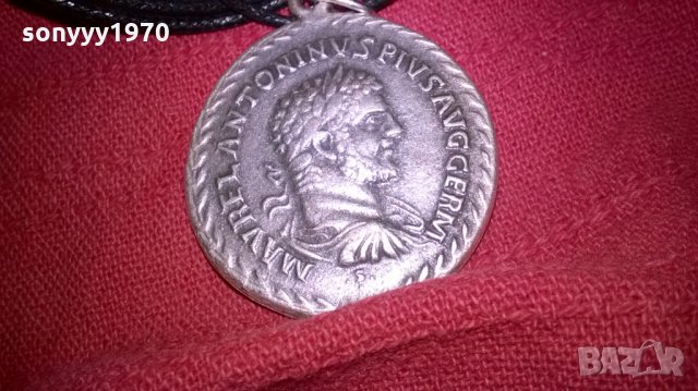 ретро колие-4см-посребрено, снимка 9 - Колекции - 22547481