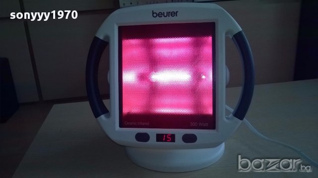 Beurer ceramic infrared head lamp-300w-germany-внос швеицария, снимка 4 - Медицинска апаратура - 17539800