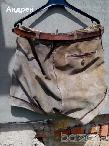 Старинни къси кожени панталони, снимка 3 - Антикварни и старинни предмети - 18135037