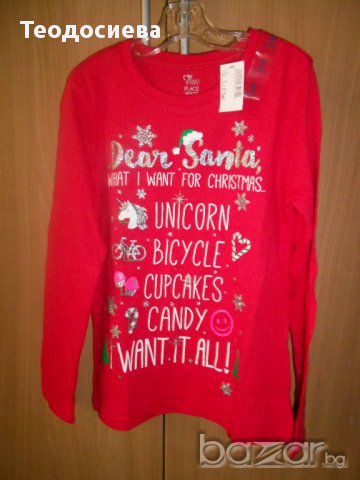 Нова блузка с дълъг ръкав The Children's Place