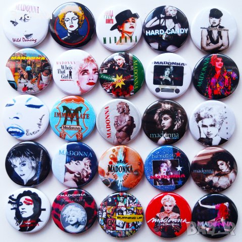 Значки на Madonna