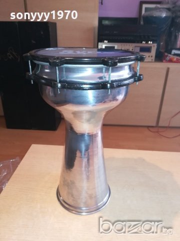 НОВА тарамбука-нова-алуминиева-голяма-40х25см, снимка 4 - Ударни инструменти - 20437800