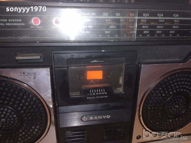 sanyo m4100lu-ретро касетофон-внос швеицария, снимка 8 - Радиокасетофони, транзистори - 20967626