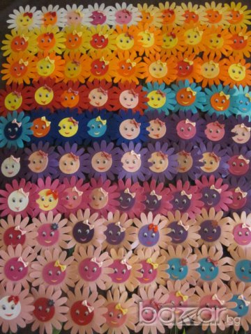 Ръчно изработени маргаритки от филц, снимка 5 - Други - 7881037