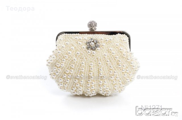 Луксозна булчинска чанта, снимка 2 - Чанти - 20199786