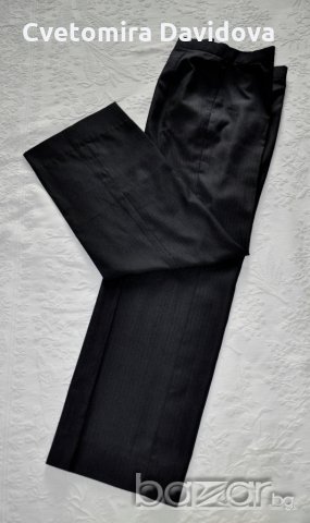 Панталон черен тънък, снимка 2 - Панталони - 20597165