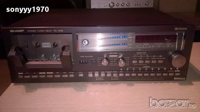 sharp  rs-1288h tuner deck/apss-made in japan-from uk, снимка 12 - Ресийвъри, усилватели, смесителни пултове - 17063543