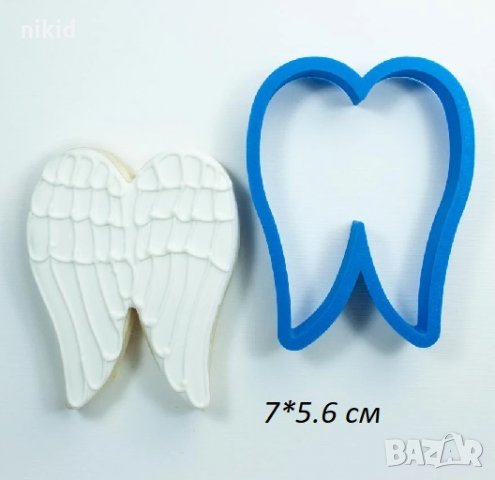 Крила на ангел Ангелски пластмасов резец форма фондан тесто бисквитки