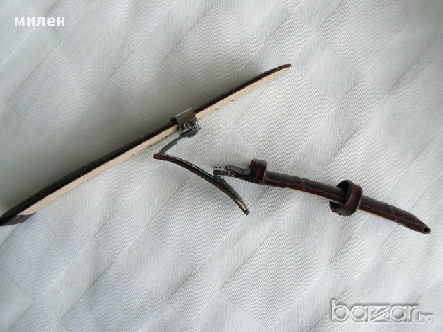 Кожена кафява каишка 22мм, снимка 2 - Други - 11224969