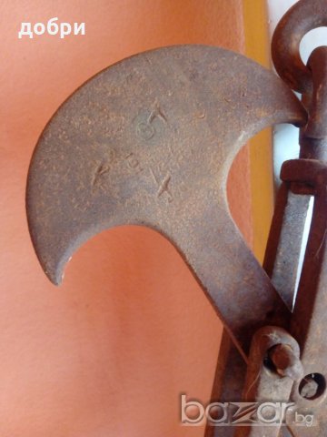 Стар кантар, снимка 3 - Антикварни и старинни предмети - 19676310