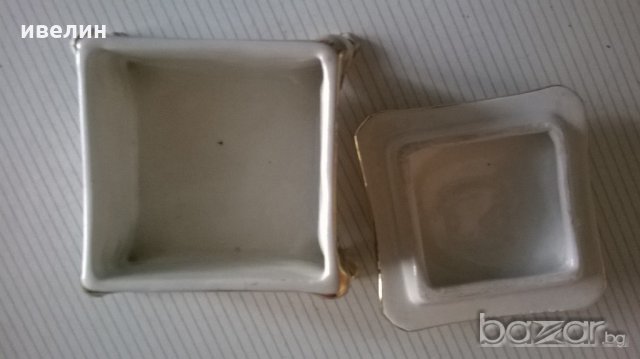 порцеланова кутия за бижута-каподимонте, снимка 4 - Антикварни и старинни предмети - 18811837