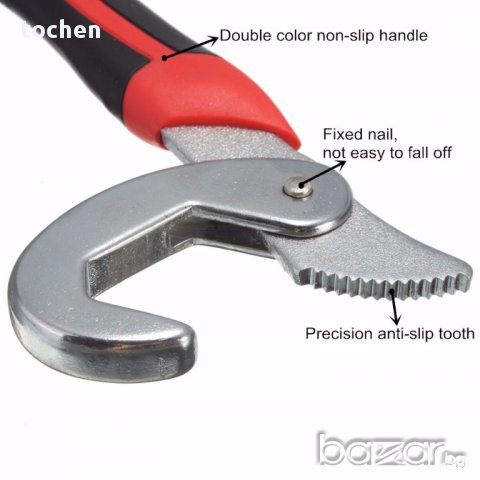 Универсален гаечен ключ Snap N Grip, инструмент два броя !!!, снимка 4 - Ключове - 13239530