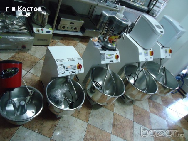 Тестомесачки тип Ви-лични Нови от 5кг. до 50кг. тесто Цени от 1300лв. до 2.650лв.   