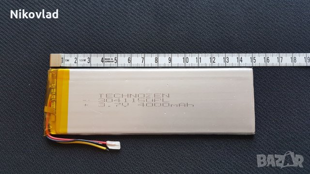 Батерия за таблет 4000 mAh 3.7V/ 150x48x3.5mm, снимка 1 - Друга електроника - 24938567