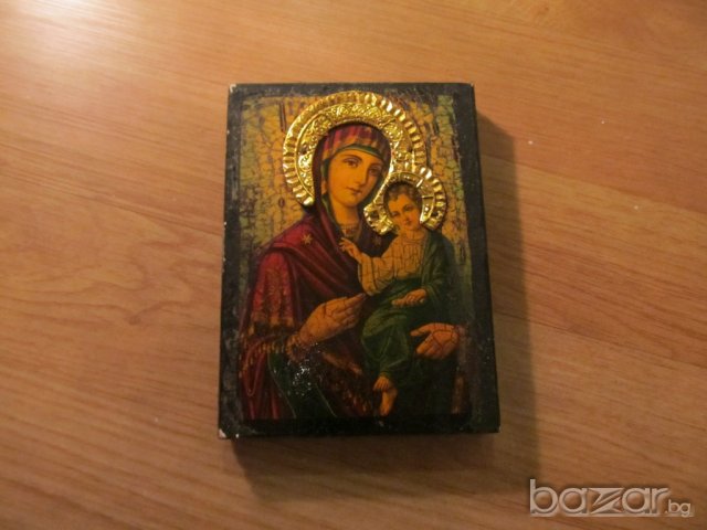 Православна икона света  богородица, Дева Мария  икона света богородица с Младенеца, снимка 1 - Икони - 20337487
