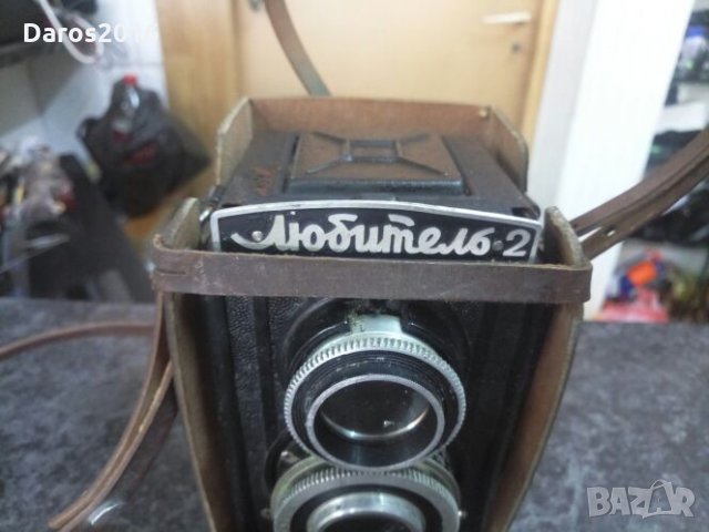 Стар руски фотоапарат Любитель 2, снимка 2 - Антикварни и старинни предмети - 21533436