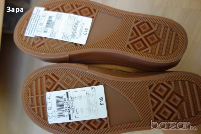 велурени обувки Marks & Spencer, 33ти и 37ми номер, снимка 9 - Детски маратонки - 14895152