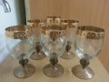  руски кристални чаши с златен кант , снимка 11