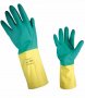 Работни ръкавици,латекс-неопрен Bi- Colour, снимка 1