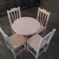 Кръгла маса и столове, снимка 10 - Маси - 17005023