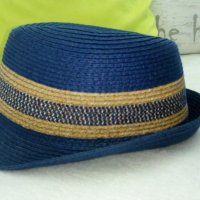 Гъзарска лятна шапка ZARA 52sm за малък пич! , снимка 1 - Шапки, шалове и ръкавици - 21363628
