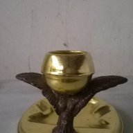 фигуративен пепелни със свещник, снимка 3 - Антикварни и старинни предмети - 17547419