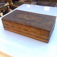 Стара дървена кутия, снимка 1 - Антикварни и старинни предмети - 13875563