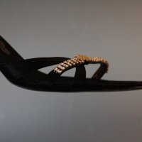 Официални Сандали черни,  Нови, Clarks , снимка 7 - Дамски елегантни обувки - 24888060