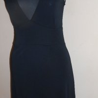 Елегантна тъмно синя рокля , снимка 1 - Рокли - 22382741