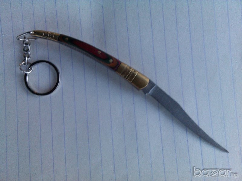 Старинно малко ножче с ключодържател , снимка 1