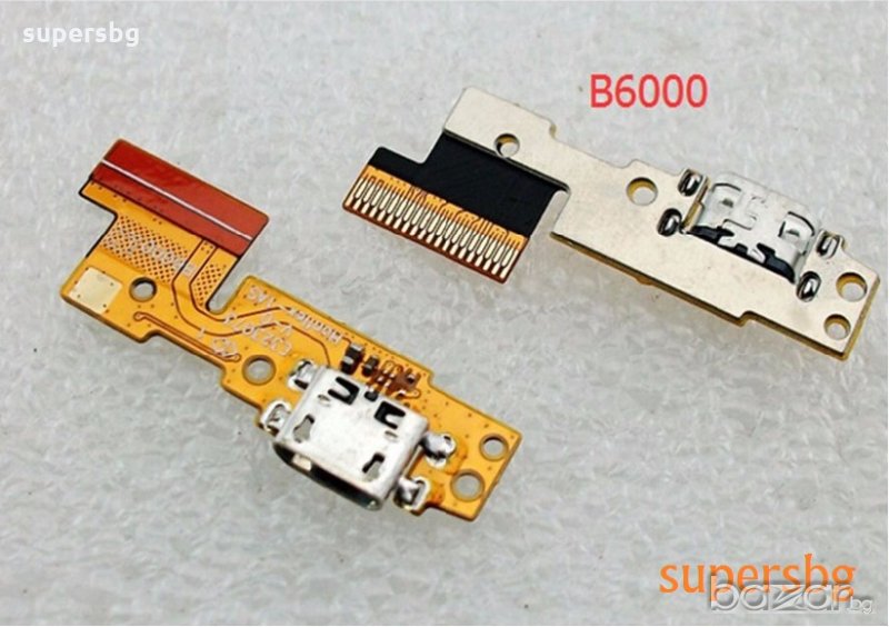 букса захранване с кабел за Lenovo Tablet Pad Yoga 8 B6000 Micro USB Dock jack socket Connector Port, снимка 1